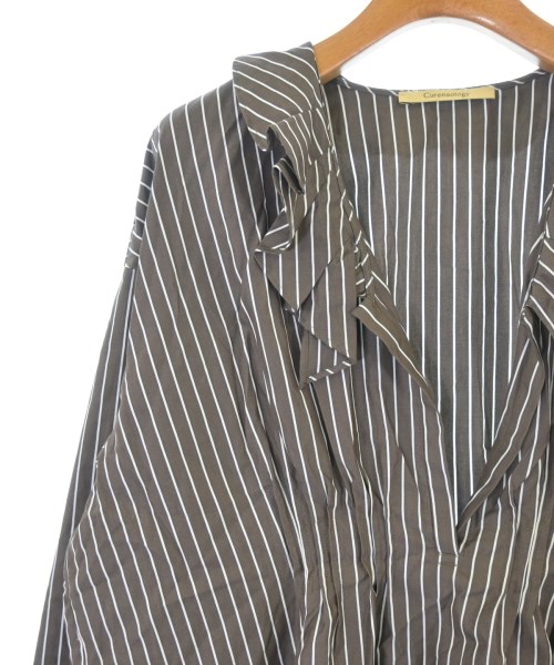 Curensology（カレンソロジー）ブラウス 茶 サイズ:F レディース/2200634455018