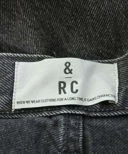 &RC（アンドアールシー）デニムパンツ 黒 サイズ:38(M位) レディース/2200607495034