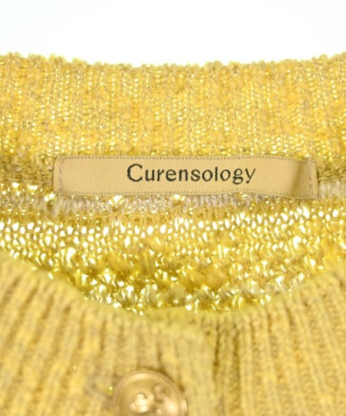 Curensology（カレンソロジー）カーディガン 黄 サイズ:F レディース/2200689360107