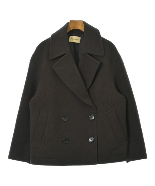 Curensology(カレンソロジー)ピーコート 茶 サイズ:F/2200655372011