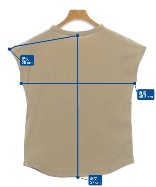 Curensology（カレンソロジー）Tシャツ・カットソー ベージュ サイズ:F レディース/2200710082206