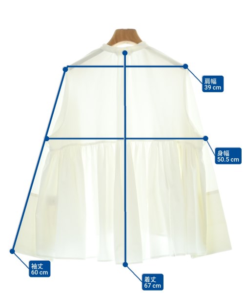 Curensology（カレンソロジー）カジュアルシャツ 白 サイズ:F レディース/2200644982047