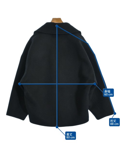 Curensology（カレンソロジー）ピーコート 黒 サイズ:F レディース/2200646486062