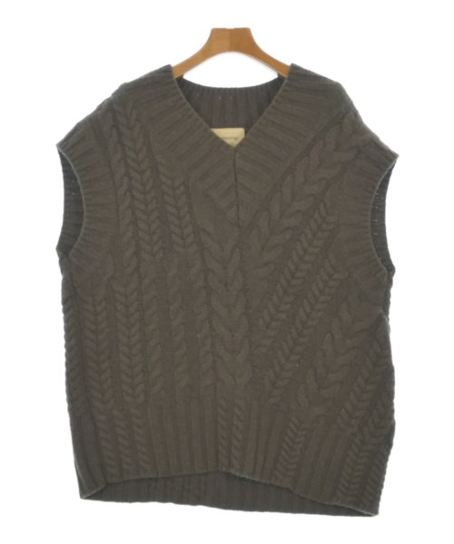 Curensology(カレンソロジー)ベスト 茶 サイズ:F/2200647842010