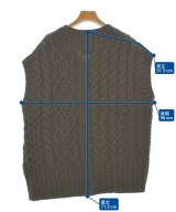 Curensology（カレンソロジー）ベスト 茶 サイズ:F レディース/2200647842010