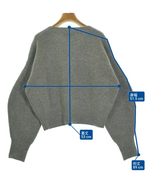 Curensology（カレンソロジー）ニット・セーター グレー サイズ:F レディース/2200660531038