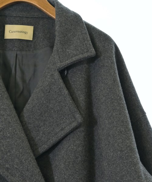 Curensology（カレンソロジー）ピーコート グレー サイズ:F レディース/2200662088011