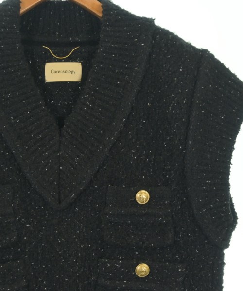 Curensology（カレンソロジー）ベスト 黒 サイズ:F レディース/2200665834035