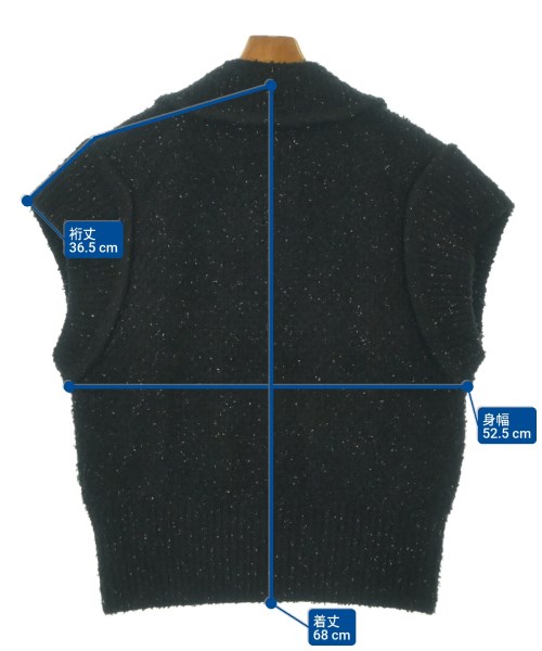 Curensology（カレンソロジー）ベスト 黒 サイズ:F レディース/2200665834035