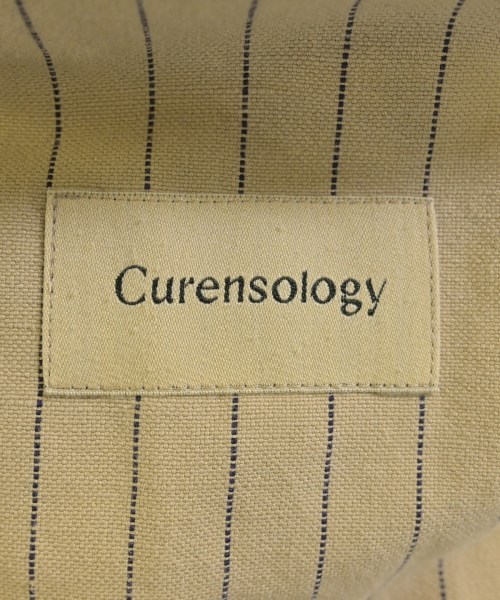 Curensology（カレンソロジー）ノーカラージャケット ベージュ サイズ:F レディース/2200688085018