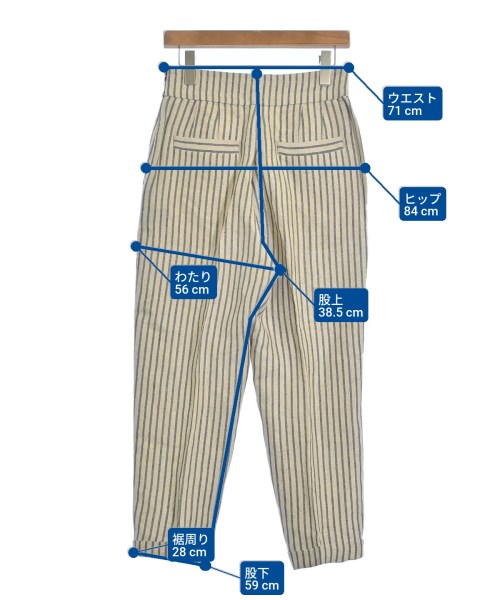 Chaos（カオス）スラックス ベージュ サイズ:38(M位) レディース/2200620725033