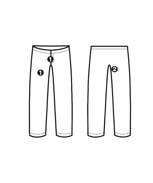 Chaos（カオス）スラックス グレー サイズ:36(S位) レディース/2200623185032