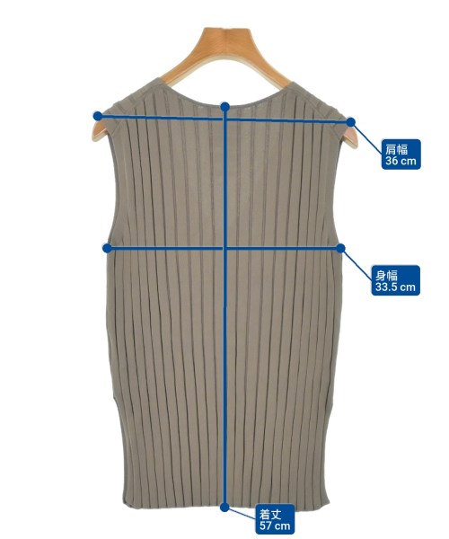 Chaos（カオス）ベスト/ノースリーブ 茶 サイズ:F レディース/2200616766453