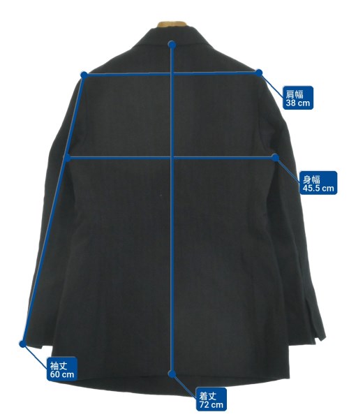 Chaos（カオス）テーラードジャケット 黒 サイズ:F レディース/2200645708080