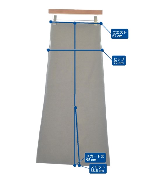 Chaos（カオス）ロング・マキシ丈スカート ベージュ サイズ:F レディース/2200660531113