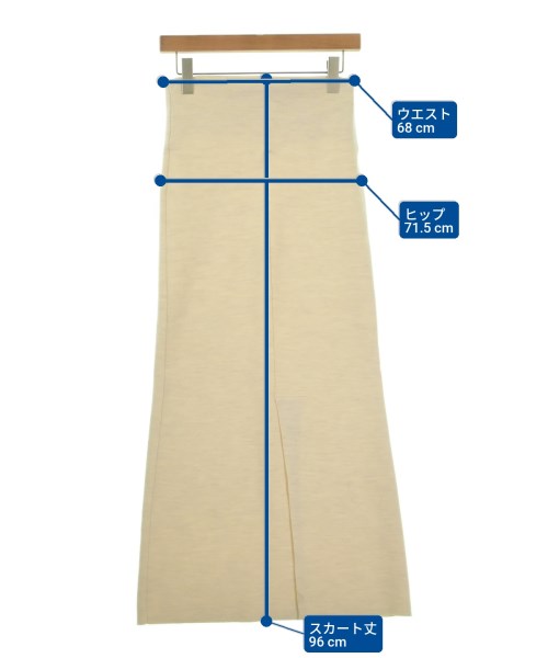 Chaos（カオス）ロング・マキシ丈スカート 白 サイズ:F レディース/2200661220078