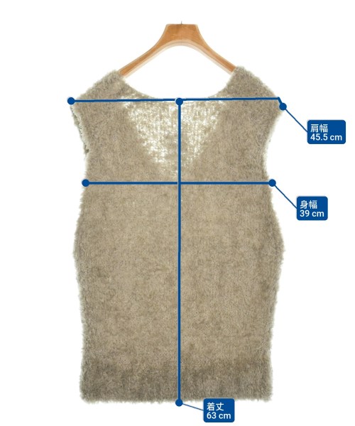 Chaos（カオス）ベスト ベージュ サイズ:F レディース/2200662832058