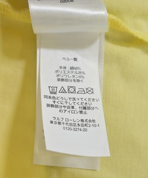 POLO GOLF（ポロゴルフ）ポロシャツ 黄 サイズ:S メンズ/2200709068181