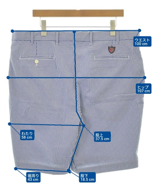 POLO GOLF（ポロゴルフ）ショートパンツ 紺 サイズ:38(XXL位) メンズ/2200721350271