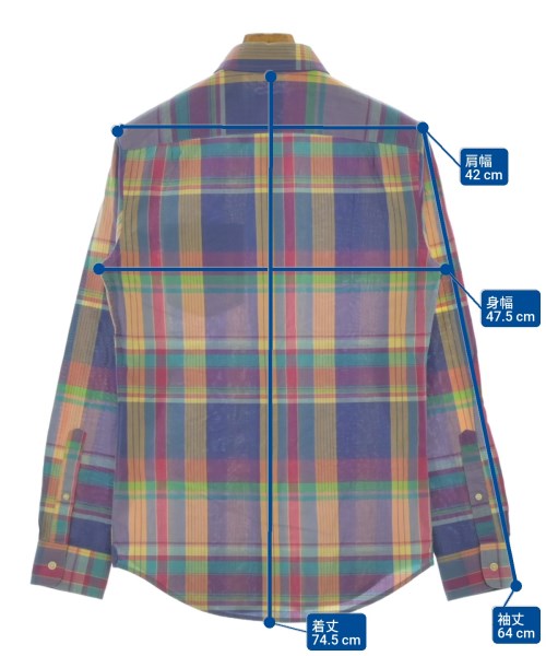 CLUB MONACO（クラブモナコ）カジュアルシャツ 紫 サイズ:XS メンズ/2200654059098