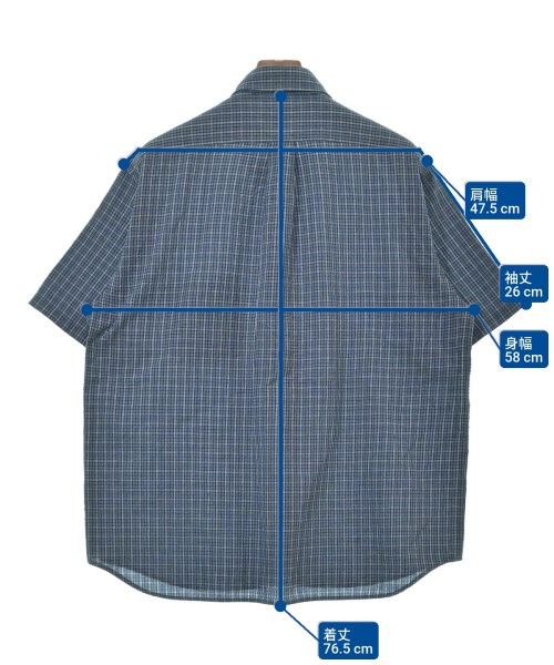 McGREGOR CLASSIC（マックレガークラシック）カジュアルシャツ 青 サイズ:L メンズ/2200654239131