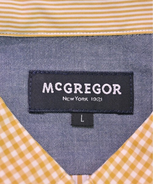 McGREGOR（マックレガー）カジュアルシャツ 黄 サイズ:L メンズ/2200463207192