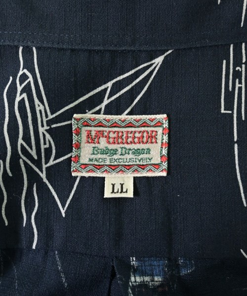 McGREGOR（マックレガー）カジュアルシャツ 紺 サイズ:LL メンズ/2200622363226