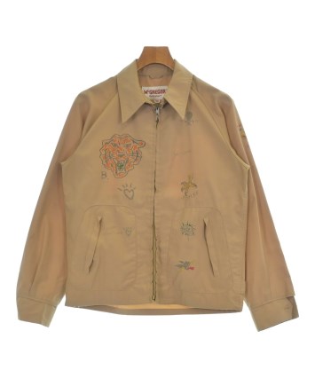 【美品】　マクレガー　薄手ジャンバー　ベージュＭサイズ McGREGOR（マックレガー）カバーオール ベージュ サイズ:40(M位