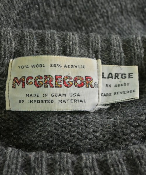 McGREGOR（マックレガー）ニット・セーター グレー サイズ:L メンズ/2200629717022