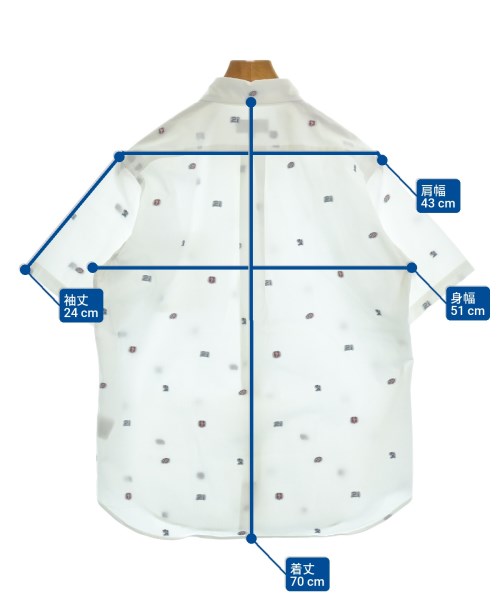 McGREGOR（マックレガー）カジュアルシャツ 白 サイズ:M メンズ/2200631906100