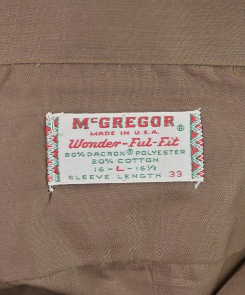 McGREGOR（マックレガー）カジュアルシャツ 茶 サイズ:L メンズ/2200651973229