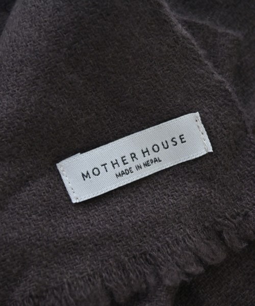 Motherhouse（マザーハウス）マフラー 茶 サイズ:- メンズ/2200700340170