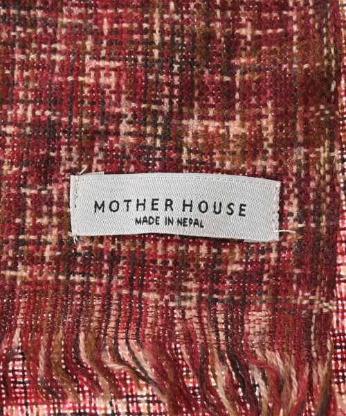 Motherhouse（マザーハウス）ストール 赤 サイズ:- メンズ/2200658740053