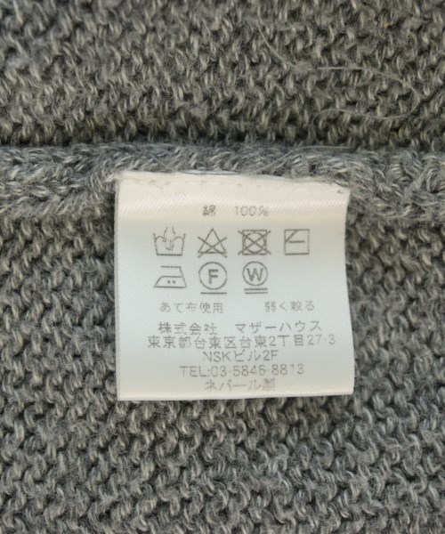 Motherhouse（マザーハウス）ニット・セーター グレー サイズ:F レディース/2200691723020