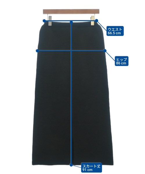 Bianca（ビアンカ）ロング・マキシ丈スカート 黒 サイズ:38(M位) レディース/2200672656118