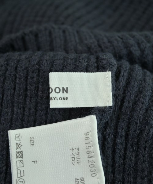 Saloon（サルーン）ニット・セーター 紺 サイズ:F レディース/2200637153034
