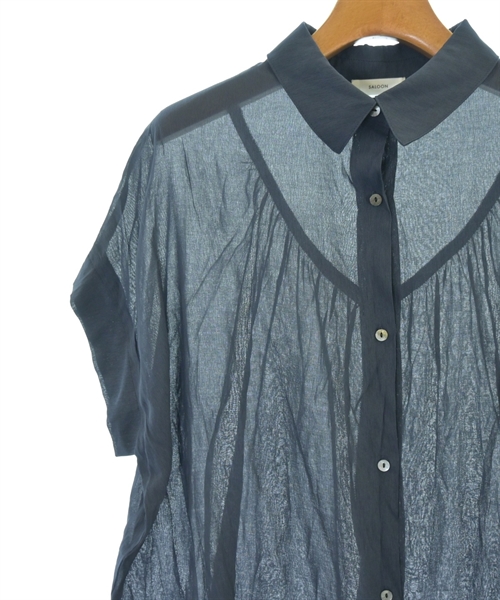 Saloon（サルーン）カジュアルシャツ 紺 サイズ:F レディース/2200616716038