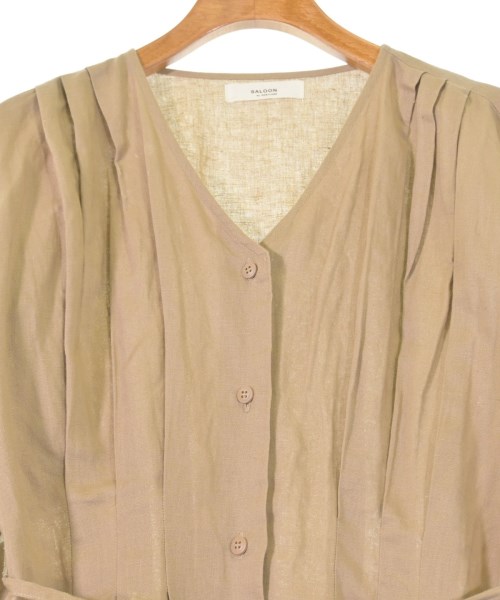 Saloon（サルーン）シャツワンピース ベージュ サイズ:F レディース/2200619205034