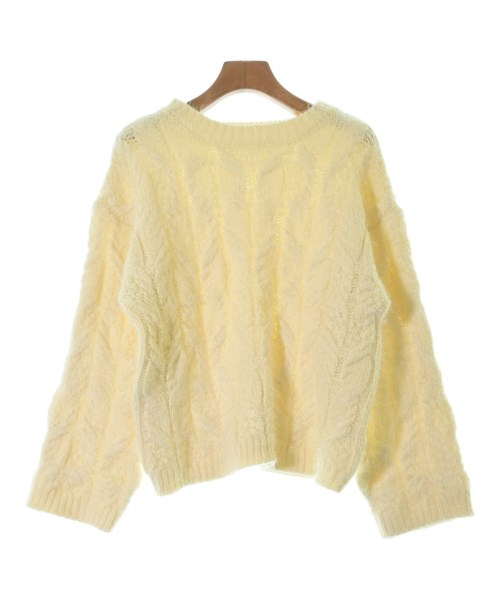 Saloon(サルーン)ニット・セーター 黄 サイズ:F/2200676590043