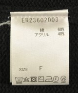 Saloon（サルーン）ニット・セーター 黒 サイズ:F レディース/2200697132499