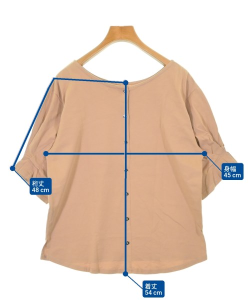 Saloon（サルーン）Tシャツ・カットソー ベージュ サイズ:F レディース/2200684633077