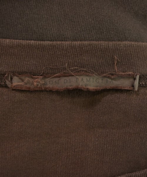 ALBUM DI FAMIGLIA（アルバムディファミリア）Tシャツ・カットソー 茶 サイズ:S メンズ/2200663468041