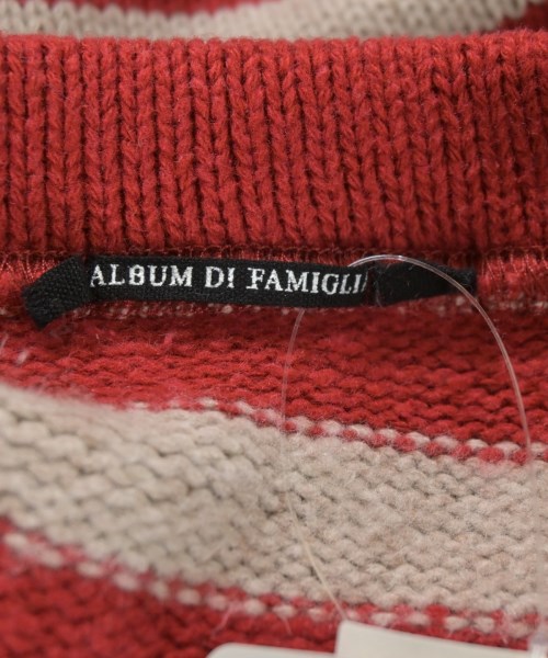 ALBUM DI FAMIGLIA（アルバムディファミリア）ニット・セーター 赤 サイズ:L メンズ/2200729208031
