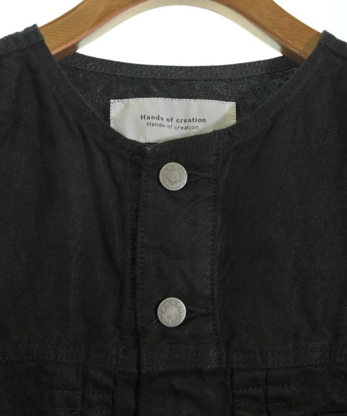 Hands of creation（ハンズオブクリエーション）デニムジャケット 黒 サイズ:F レディース/2200634129049