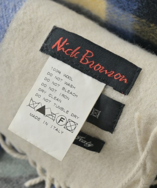 NICK BRONSON（ニックブロンソン）マフラー 白 サイズ:- レディース/2200639219042