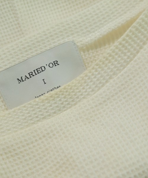 MARIED'OR（マリードール）Tシャツ・カットソー 白 サイズ:1(S位) レディース/2200636188150