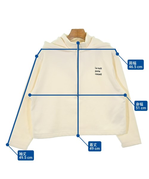 MARIED'OR（マリードール）パーカー 白 サイズ:1(S位) レディース/2200615352596