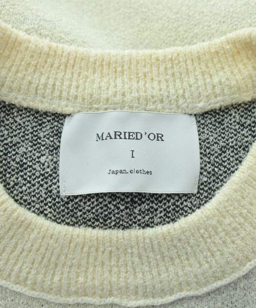MARIED'OR（マリードール）ニット・セーター 白 サイズ:1(S位) レディース/2200659184702