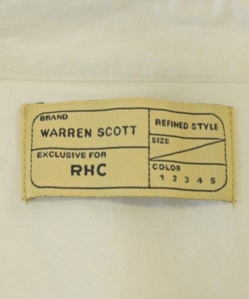 WARREN SCOTT（ウォーレンスコット）シャツワンピース 白 サイズ:F レディース/2200666564030