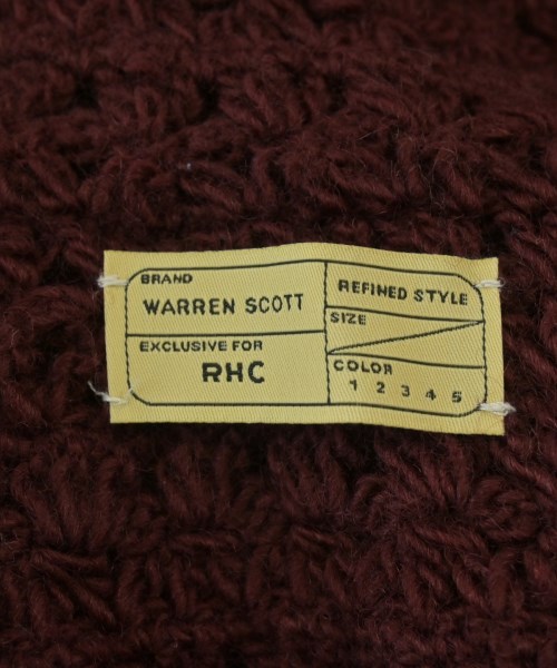 WARREN SCOTT（ウォーレンスコット）カーディガン 赤 サイズ:F レディース/2200680609090